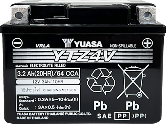 YUASA Battery - YTZ4V YUAM724ZV