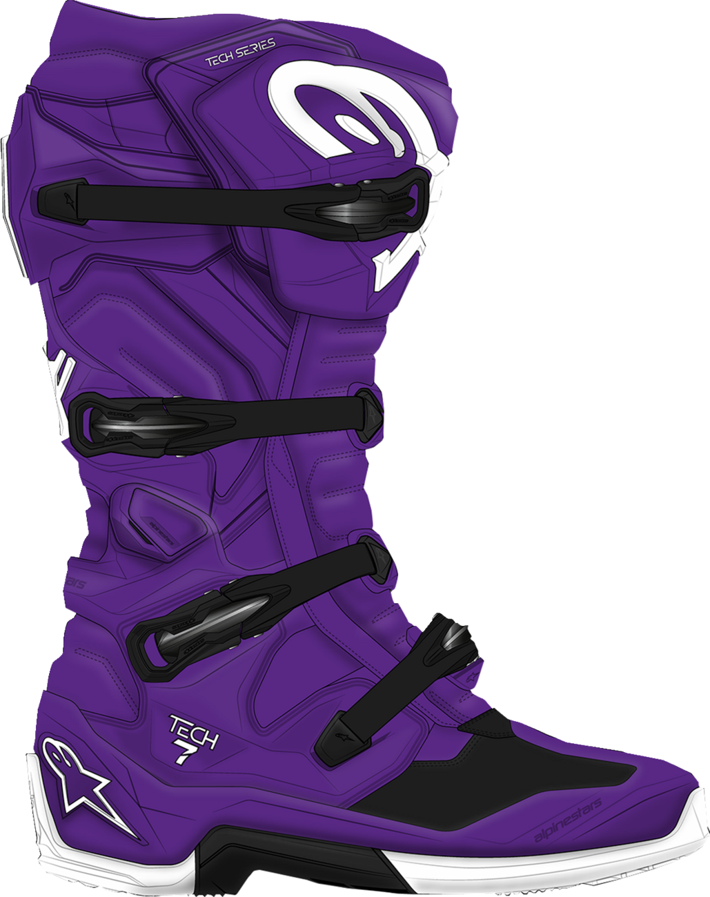 ALPINESTARS Tech 7 Boots - Purple - US 13 2012025-38-13