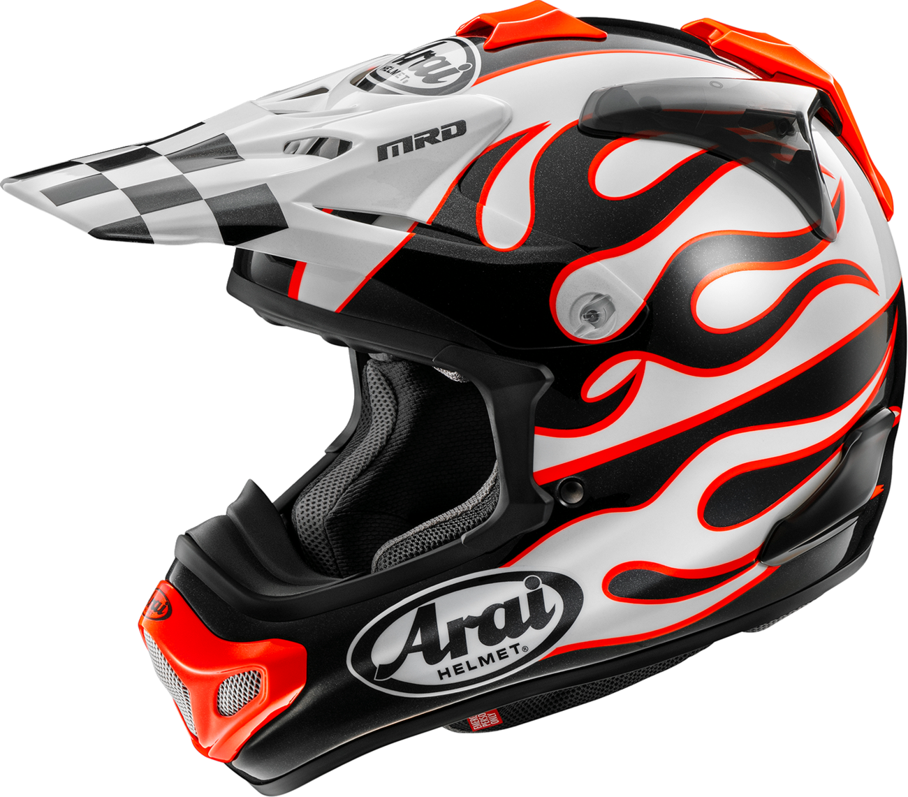 ARAI HELMETS VX-Pro4 Helmet - Flame - White - Medium 0110-8955