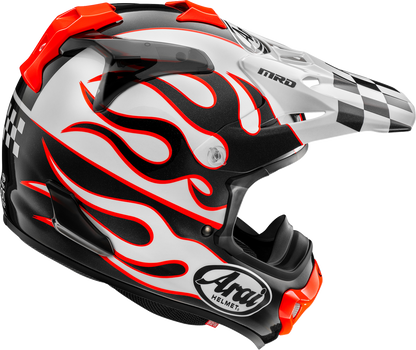 Arai VX-Pro4 Helmet - Flame - White