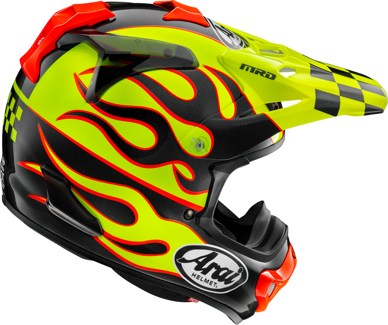 ARAI HELMETS VX-Pro4 Helmet - Flame - Yellow - XS 0110-8959