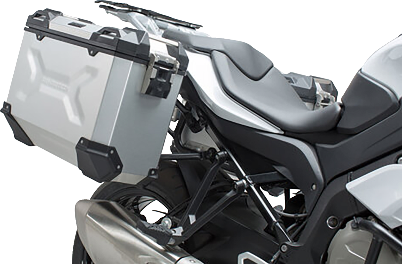 SW-MOTECH TRAX ADV Aluminum Case System - Silver - BMW S 1000 XR '15-'19 KFT.07.592.70001/S