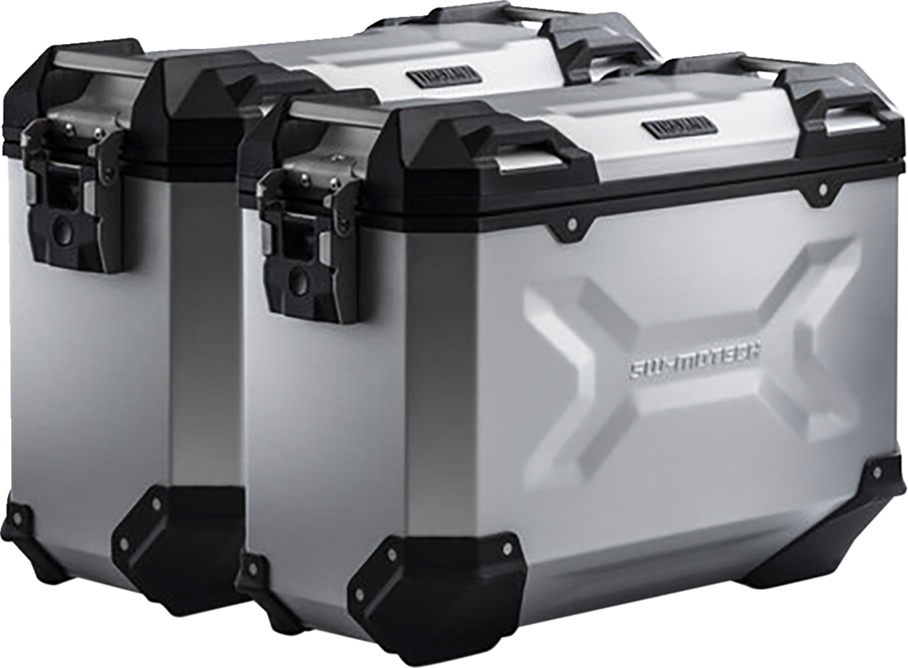 SW-MOTECH TRAX ADV Aluminum Case System - Silver - BMW S 1000 XR '19-'24 KFT.07.954.70001/S