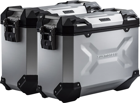 SW-MOTECH TRAX ADV Aluminum Case System - Silver - BMW S 1000 XR '15-'19 KFT.07.592.70001/S