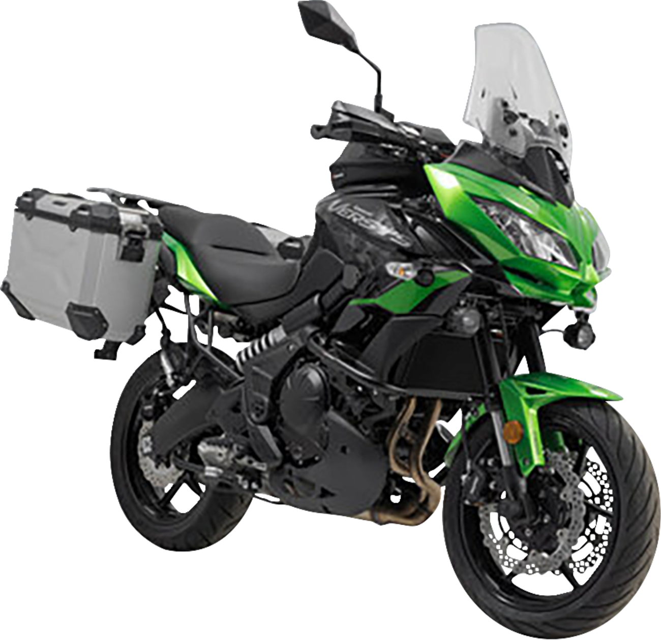 SW-MOTECH TRAX ADV Aluminum Case System - Silver - Kawasaki Versys 650 '14-'24 KFT.08.518.70000/S