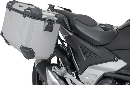 SW-MOTECH TRAX ADV Aluminum Case System - Silver - Honda NC750 X '20-'24 KFT.01.841.70000/S