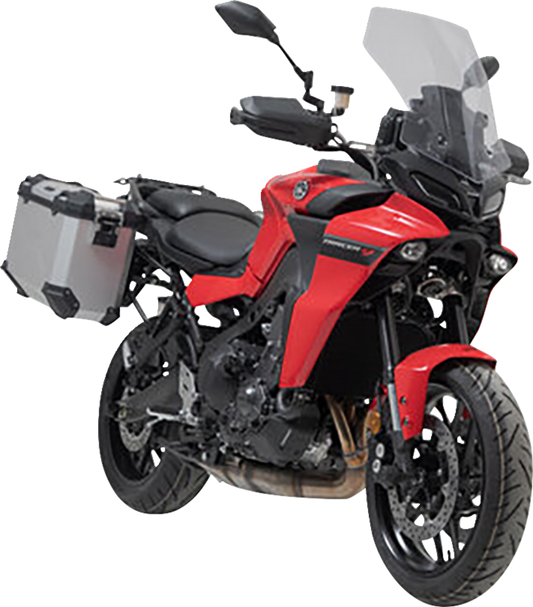 SW-MOTECH TRAX ADV Aluminum Case System - Silver - Yamaha Tracer 9 GT '21-'24 KFT.06.921.70000/S