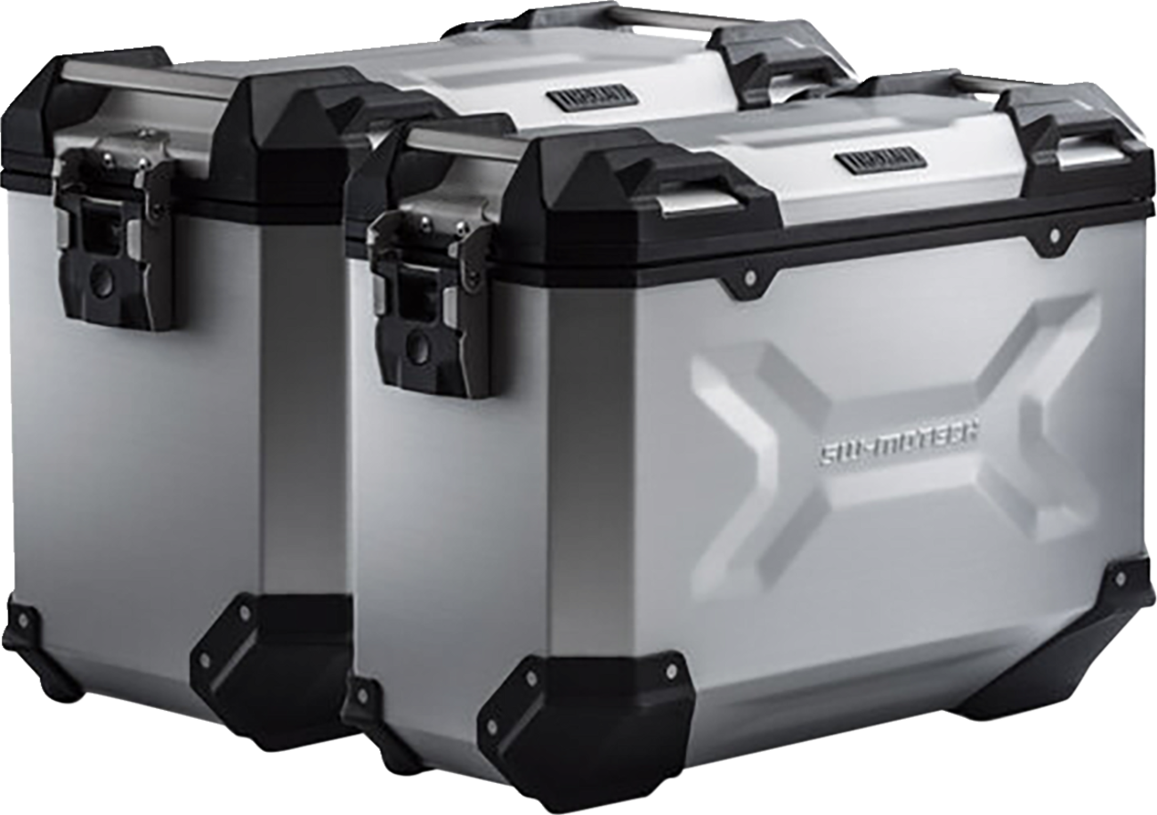 SW-MOTECH TRAX ADV Aluminum Case System - Silver - BMW R 1200 '04-'13 KFT.07.311.70000/S