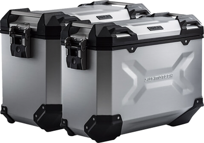 SW-MOTECH TRAX ADV Aluminum Case System - Silver - BMW R 1200 '04-'13 KFT.07.311.70000/S