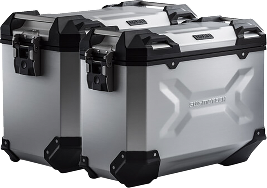 SW-MOTECH TRAX ADV Aluminum Case System - Silver - BMW R 1200 '04-'13 KFT.07.311.70000/S