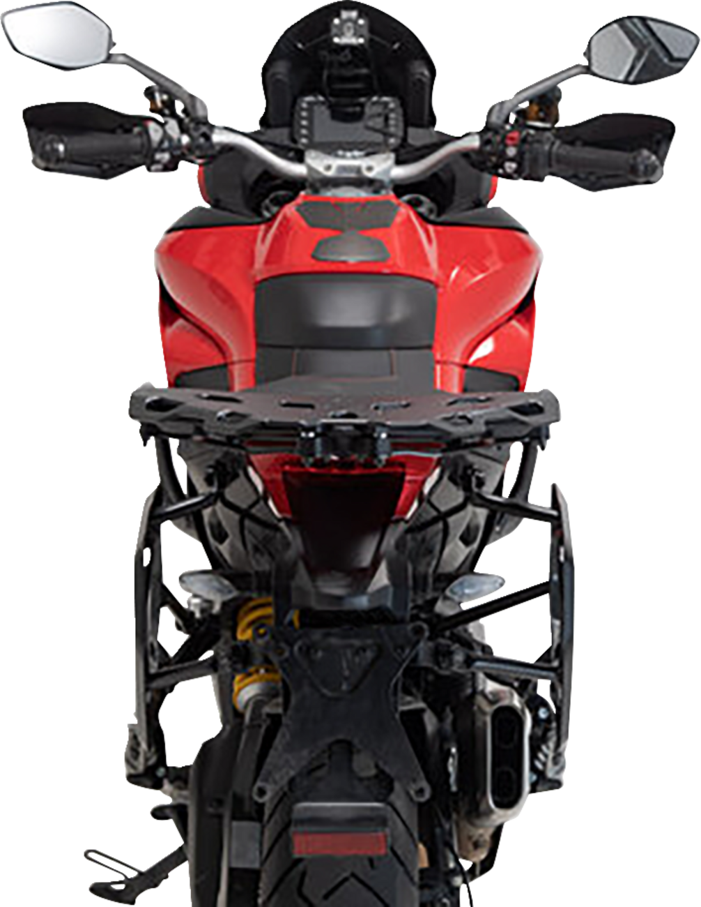 SW-MOTECH TRAX ADV Aluminum Case System - Silver - Ducati Multistrada 950/1200/1260/V2 '15-'24 KFT.22.114.70002/S