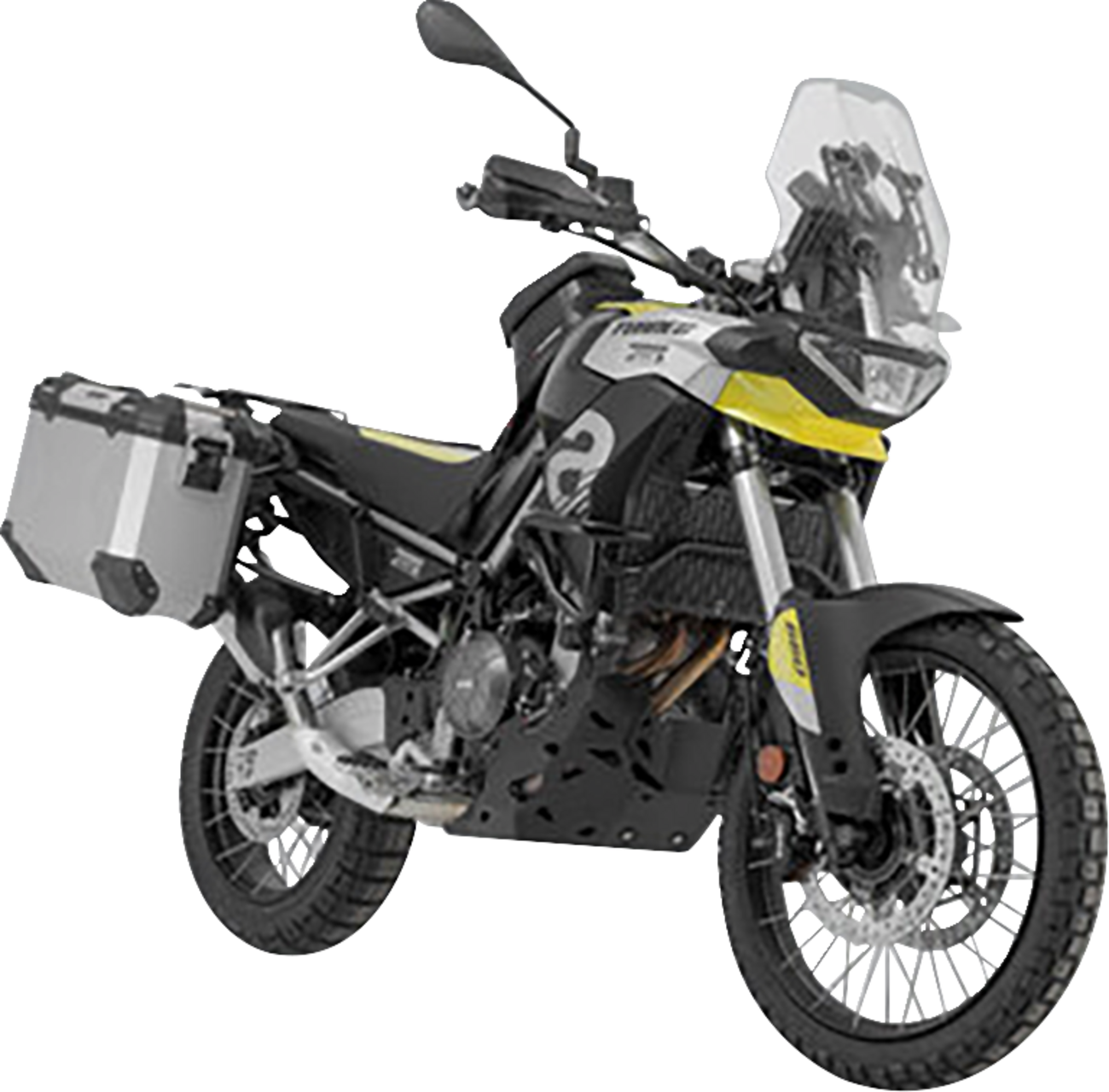 SW-MOTECH TRAX ADV Aluminum Case System - Silver - Aprilia Tuareg 660 '22-'24 KFT.13.849.70000/S
