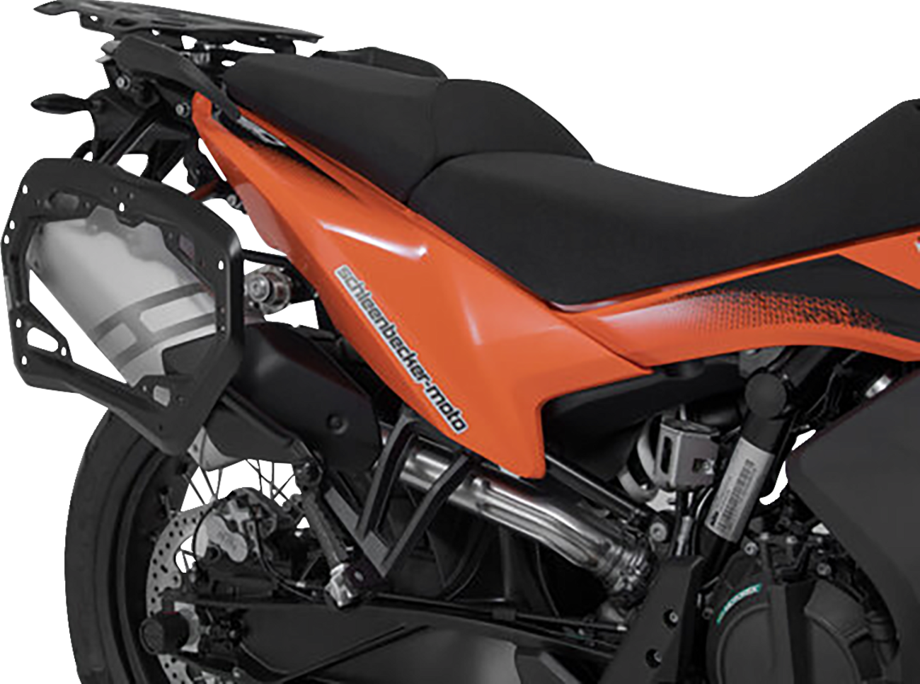 SW-MOTECH TRAX ADV Aluminum Case System - Silver - KTM Adventure 790/890/SMT 890 '19-'24 KFT.04.521.70001/S