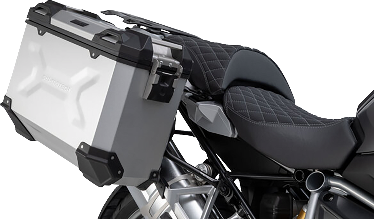 SW-MOTECH TRAX ADV Aluminum Case System - Silver - BMW R 1200/1250 GS '12-'24 KFT.07.664.70001/S