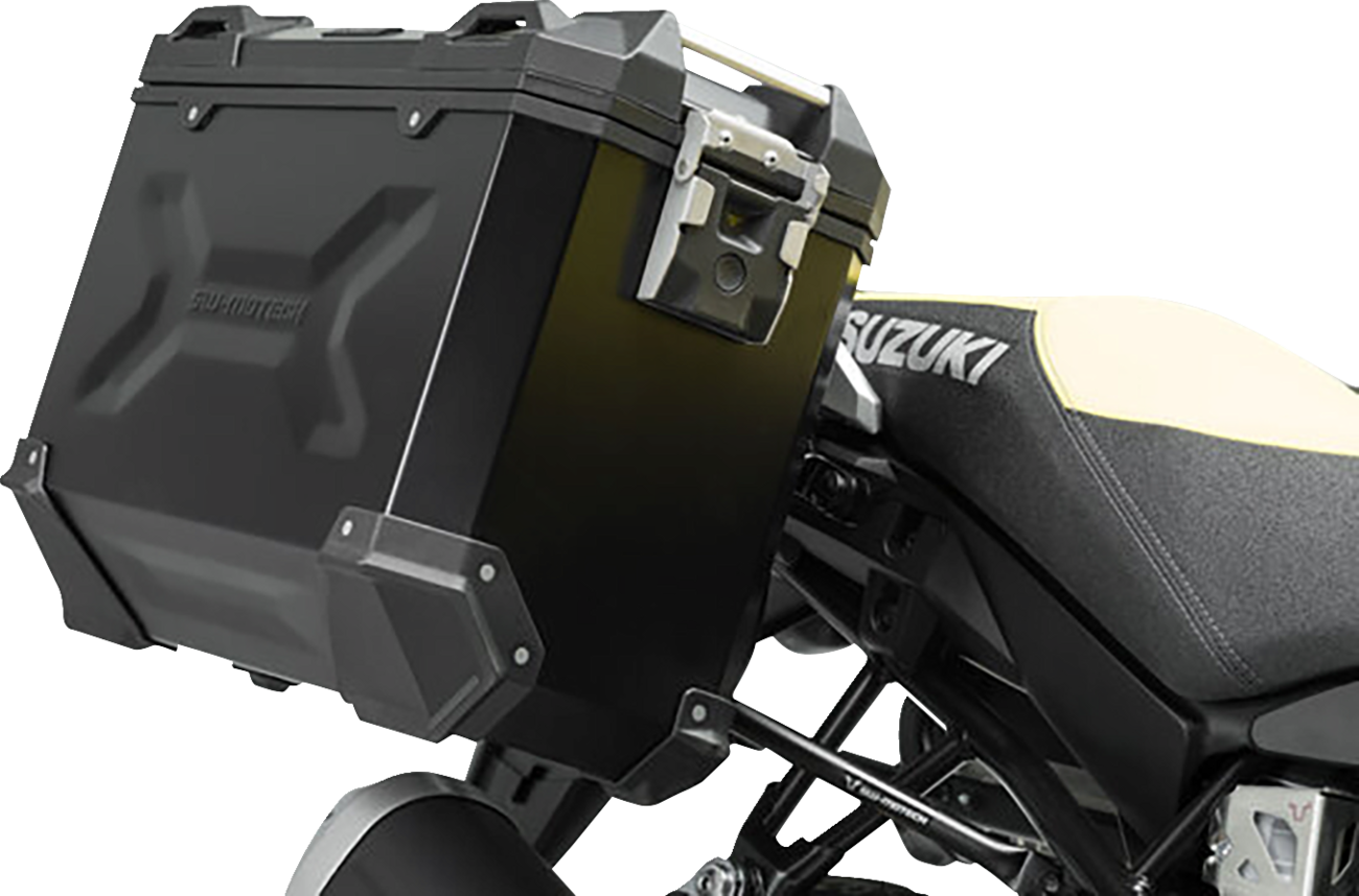 SW-MOTECH TRAX ADV Aluminum Case System - Silver - Suzuki V-Strom 1000 '14-'19 KFT.05.440.70001/S