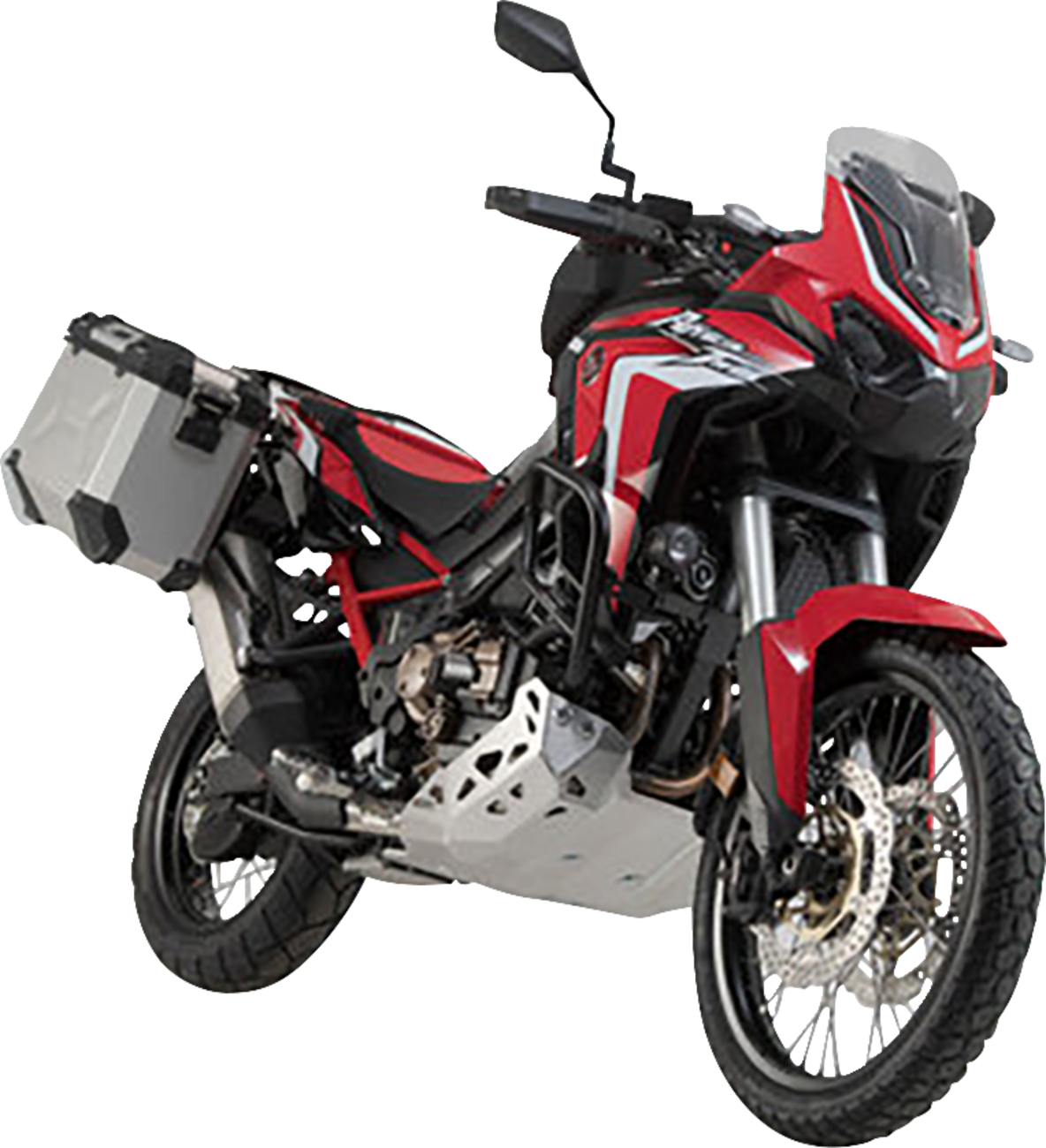 SW-MOTECH TRAX ADV Aluminum Case System - Silver - Honda Africa Twin '19-'21 KFT.01.950.70001/S