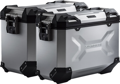 SW-MOTECH TRAX ADV Aluminum Case System - Silver - Suzuki V-Strom 1050 '20-'24 KFT.05.936.70000/S