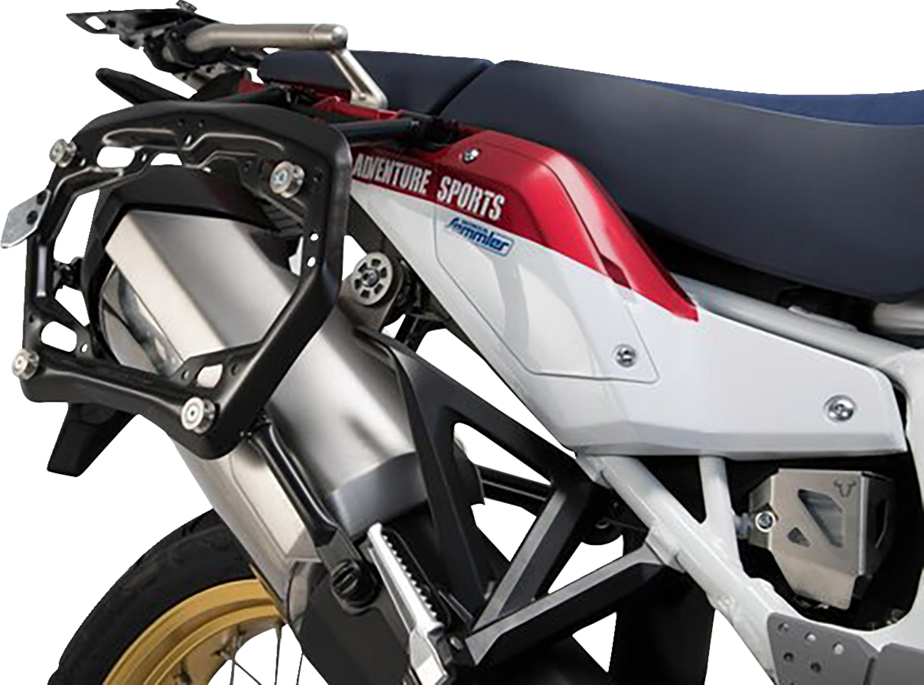 SW-MOTECH TRAX ADV Aluminum Case System - Silver - Honda Africa Twin '18-'24 KFT.01.890.70000/S