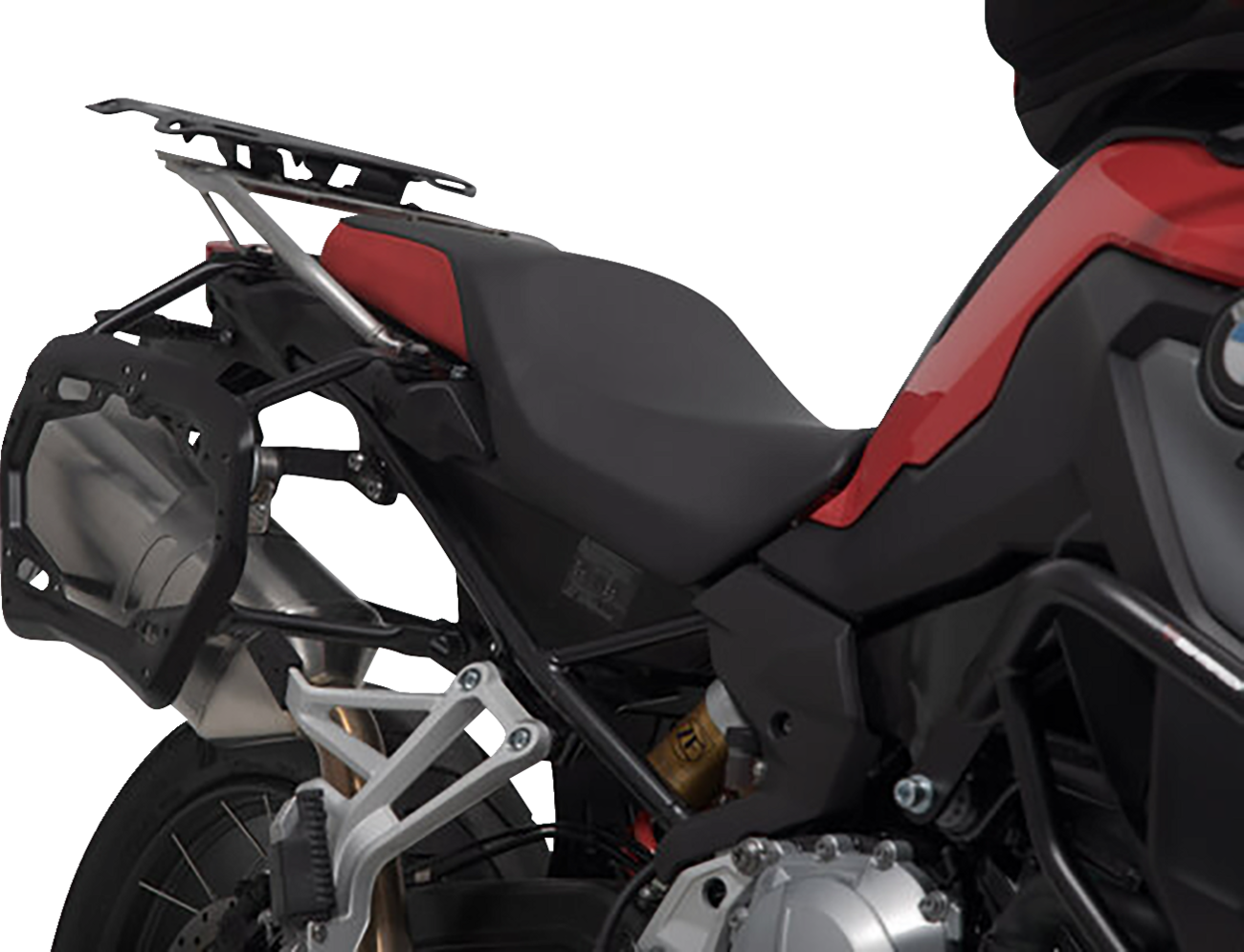 SW-MOTECH TRAX ADV Aluminum Case System - Silver - BMW F 750/800/850/900 GS '18-'24 KFT.07.897.70000/S