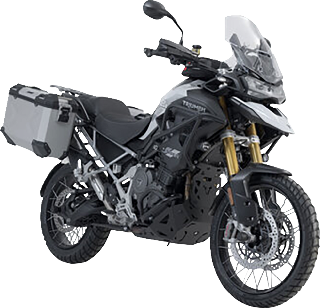 SW-MOTECH TRAX ADV Aluminum Case System - Silver - Triumph Tiger 1200 '22-'24 KFT.11.905.70002/S