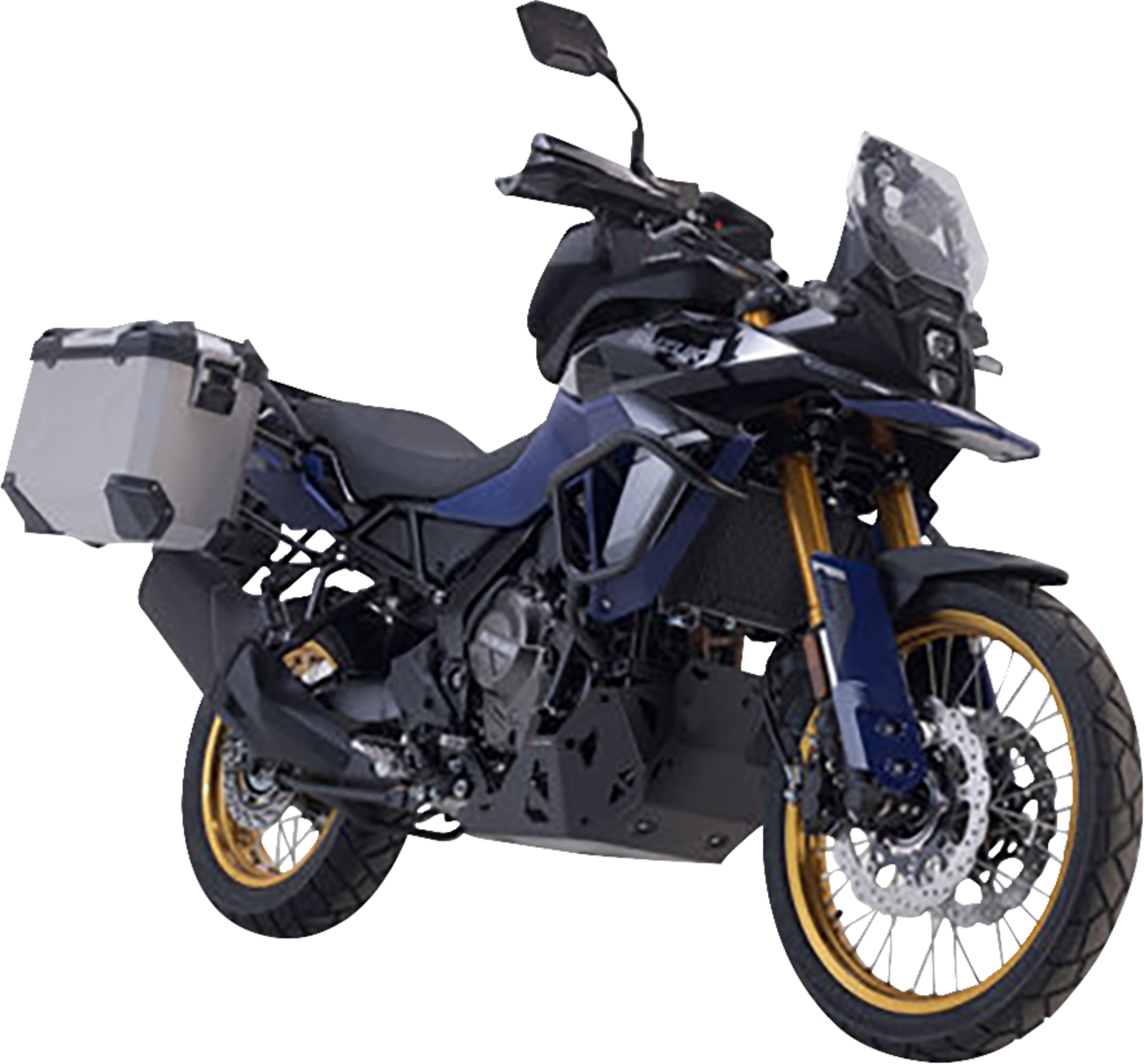 SW-MOTECH TRAX ADV Aluminum Case System - Silver - Suzuki V-Strom 800 '23-'24 KFT.05.845.70000/S