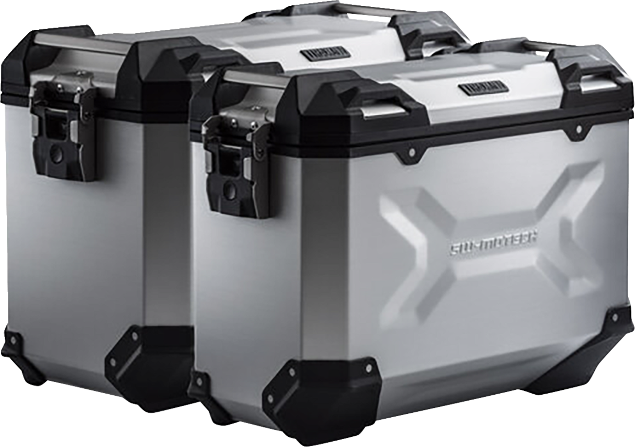 SW-MOTECH TRAX ADV Aluminum Case System - Silver - Triumph Tiger 800 '10-'19 KFT.11.748.70001/S