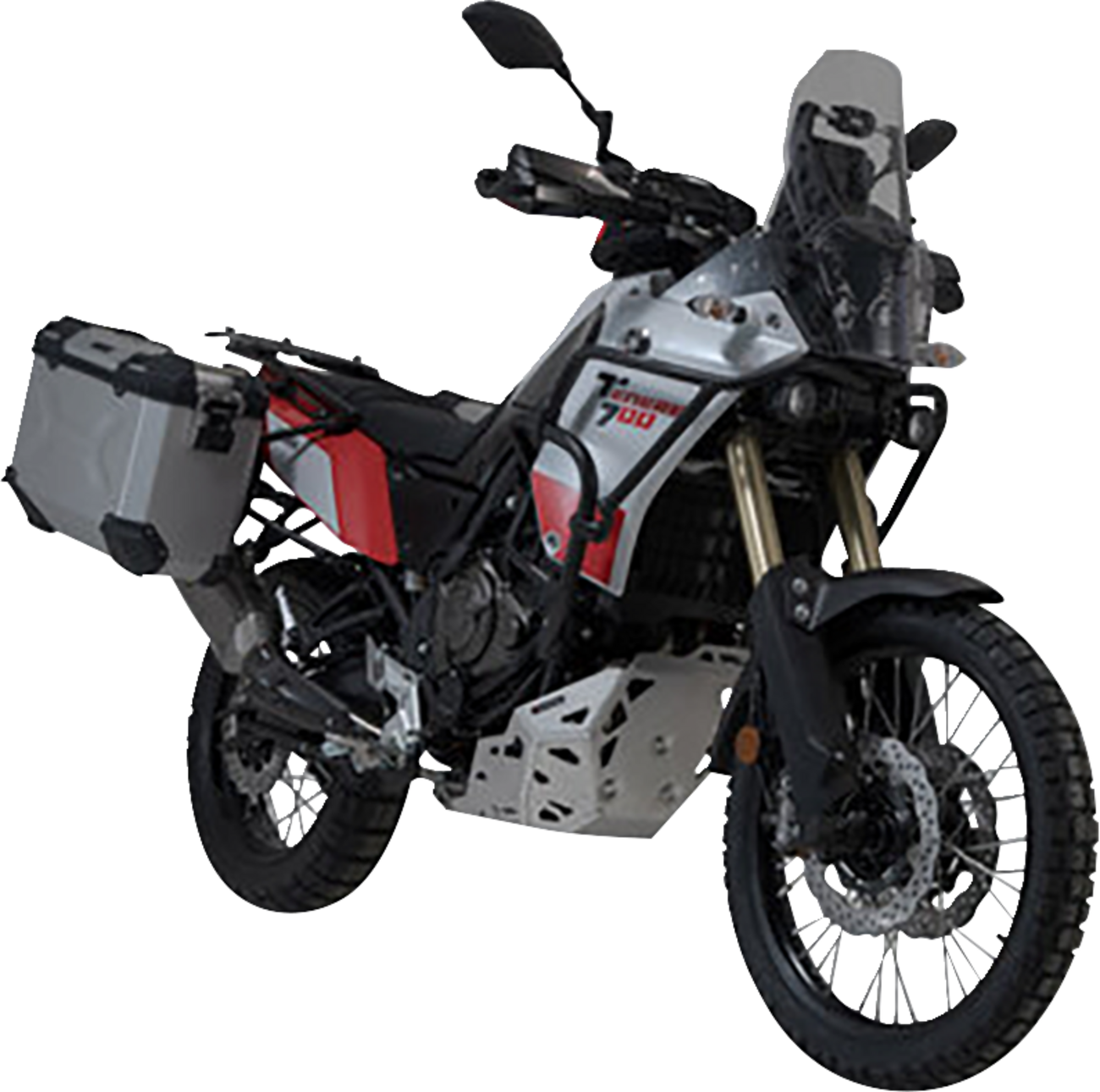 SW-MOTECH TRAX ADV Aluminum Case System - Silver - Yamaha Tenere 700 '20-'24 KFT.06.799.70002/S