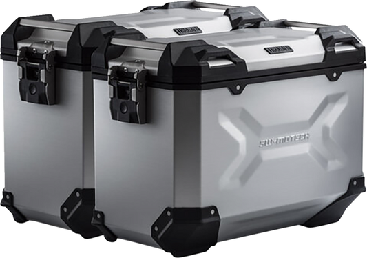 SW-MOTECH TRAX ADV Aluminum Case System - Silver - BMW F 650 GS/G 650 GS '99-'15 KFT.07.094.70100/S
