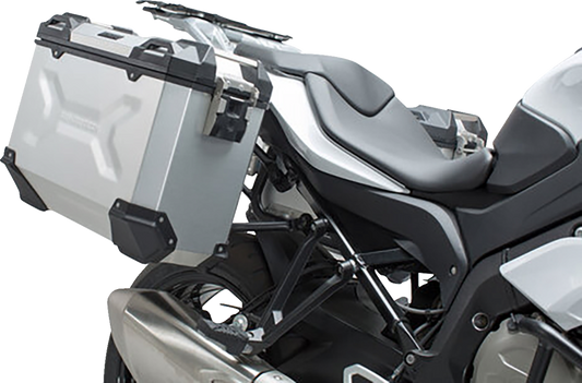 SW-MOTECH TRAX ADV Aluminum Case System - Silver - BMW S 1000 XR '15-'19 KFT.07.592.70101/S