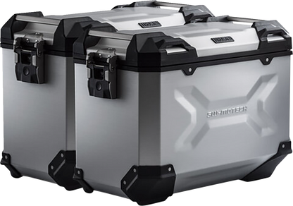 SW-MOTECH TRAX ADV Aluminum Case System - Silver - BMW S 1000 XR '15-'19 KFT.07.592.70101/S