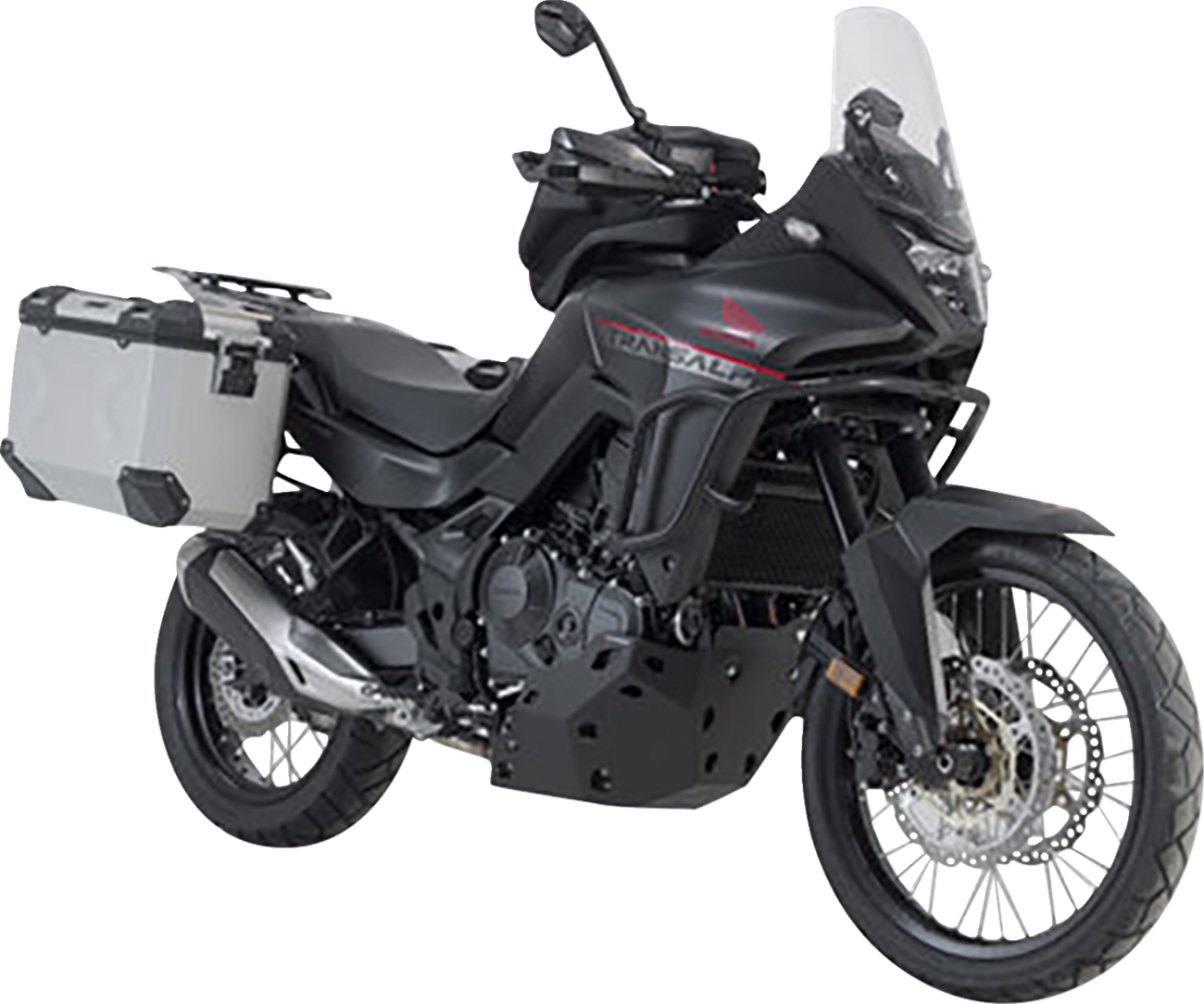 SW-MOTECH TRAX ADV Aluminum Case System - Silver - Honda XL750R Transalp '24 KFT.01.070.70100/S