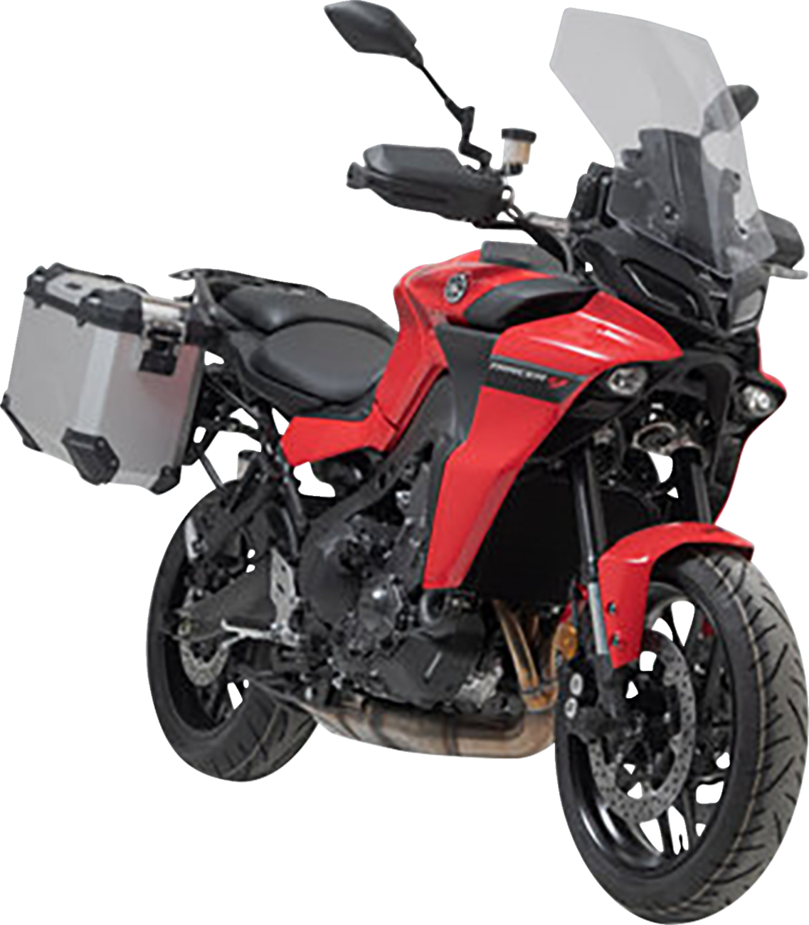 SW-MOTECH TRAX ADV Aluminum Case System - Silver - Yamaha Tracer 9 GT '21-'24 KFT.06.921.70100/S