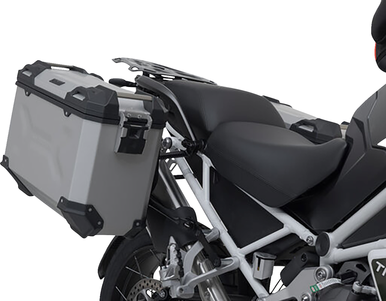 SW-MOTECH TRAX ADV Aluminum Case System - Silver - Triumph Tiger Explorer 1200 '22-'24 KFT.11.905.70102/S