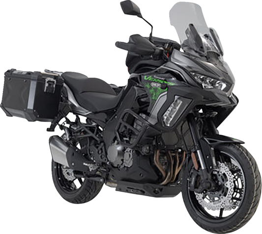 SW-MOTECH TRAX ADV Aluminum Case System - Black - Kawasaki Versys 1000 '18-'23 KFT.08.922.70101/B