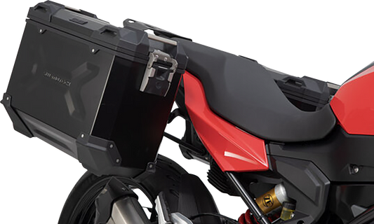 SW-MOTECH TRAX ADV Aluminum Case System - Black - BMW F 900 '20-'24 KFT.07.949.70000/B