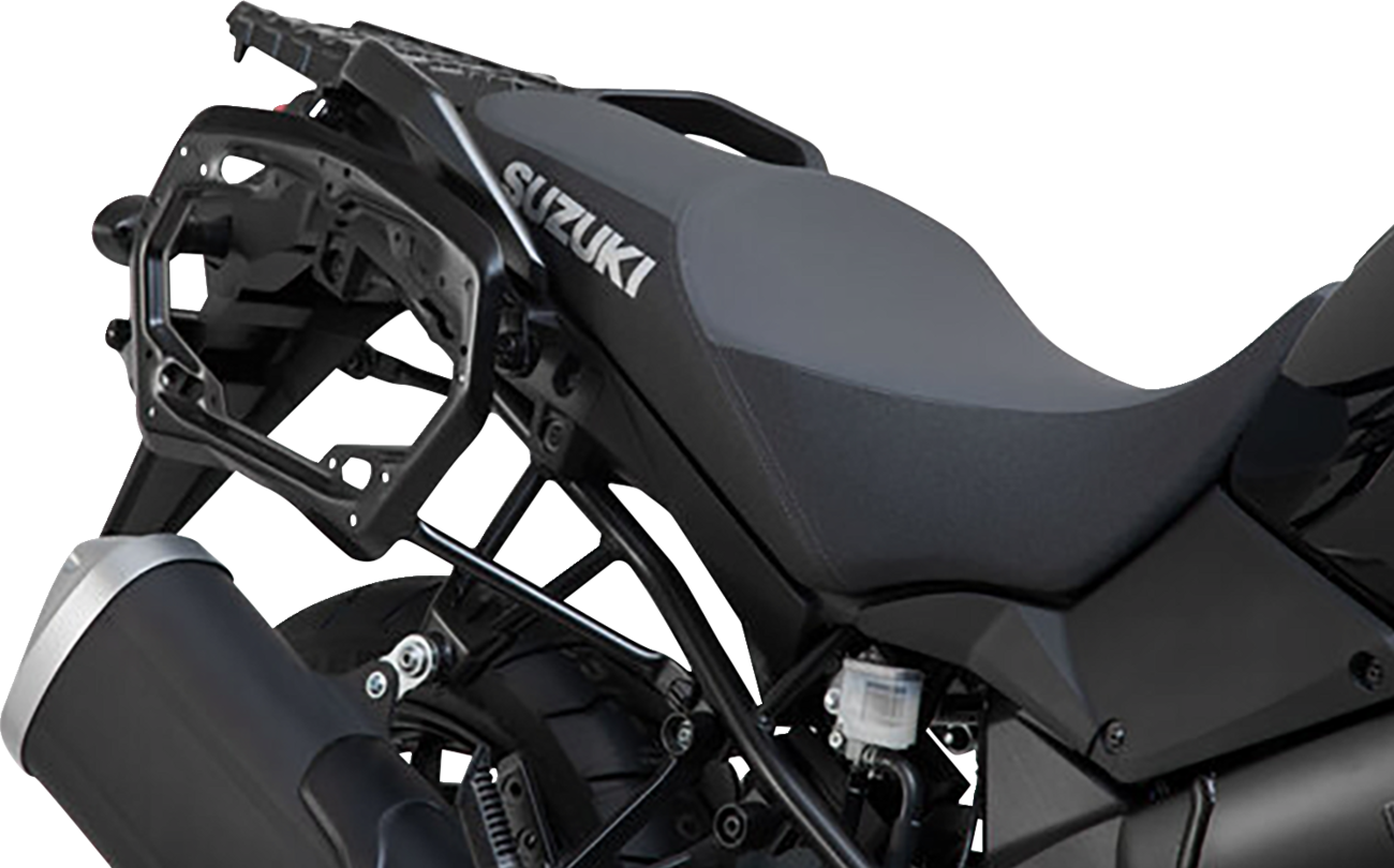 SW-MOTECH TRAX ADV Aluminum Case System - Silver - Suzuki V-Strom 1000 '14-'19 KFT.05.440.70101/S
