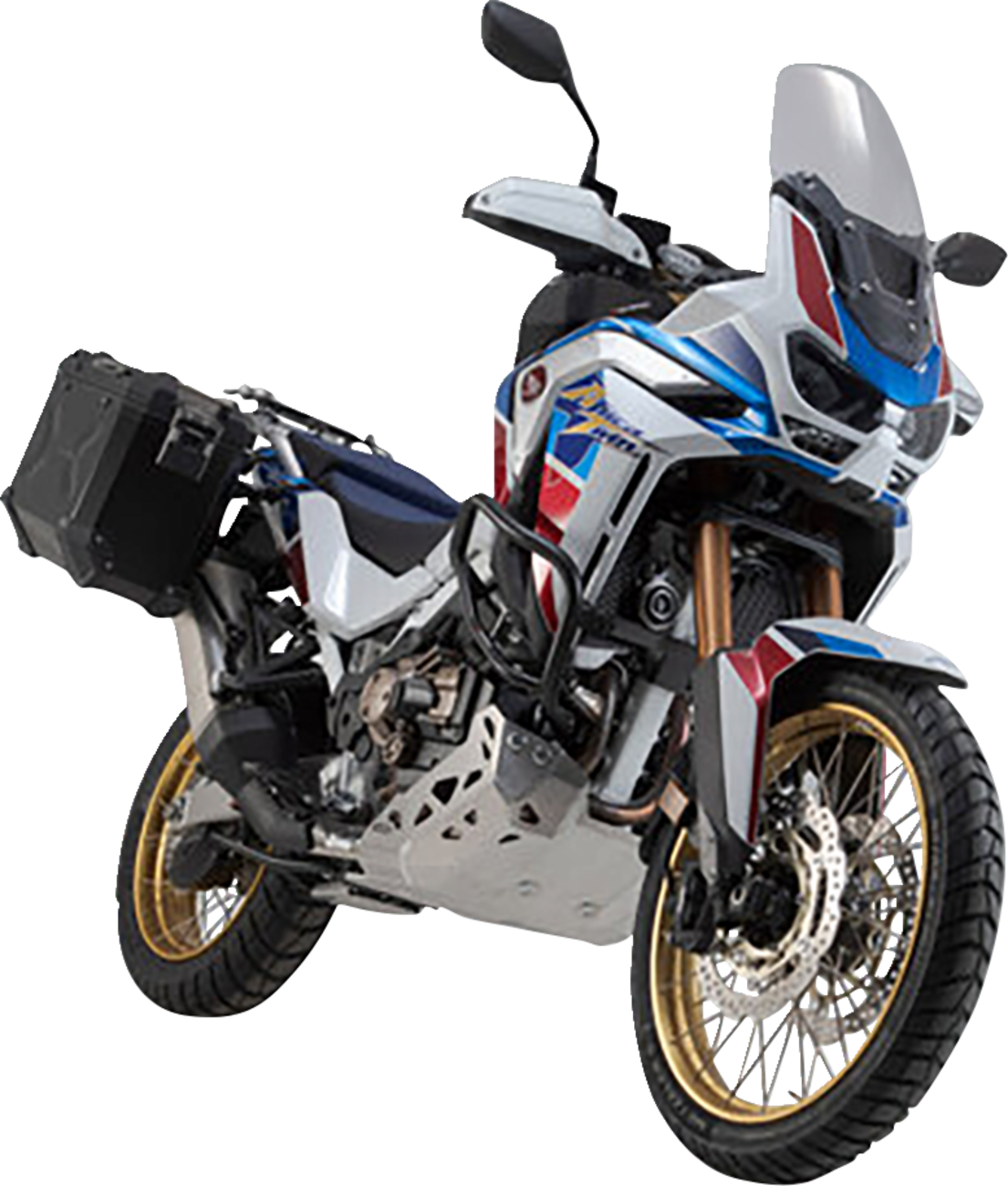 SW-MOTECH TRAX ADV Aluminum Case System - Black - Honda Africa Twin '19-'24 KFT.01.942.70001/B
