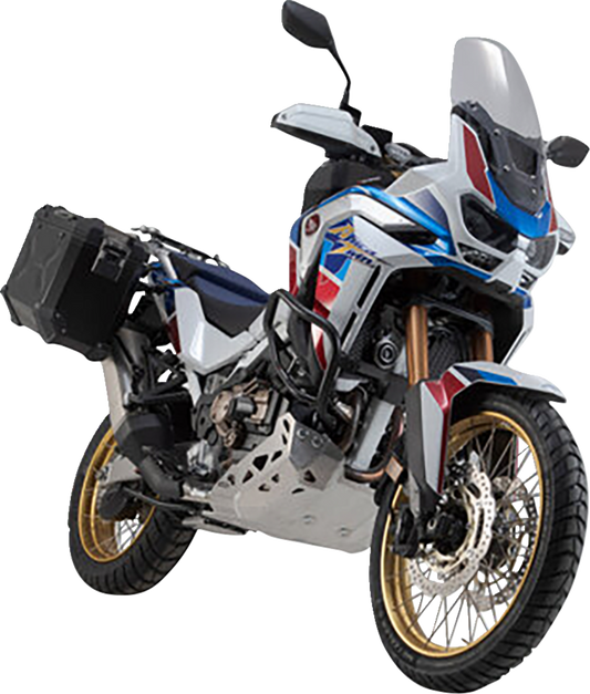 SW-MOTECH TRAX ADV Aluminum Case System - Black - Honda Africa Twin '19-'24 KFT.01.942.70001/B