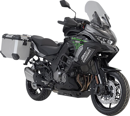 SW-MOTECH TRAX ADV Aluminum Case System - Silver - Kawasaki Versys 1000 '18-'23 KFT.08.922.70001/S