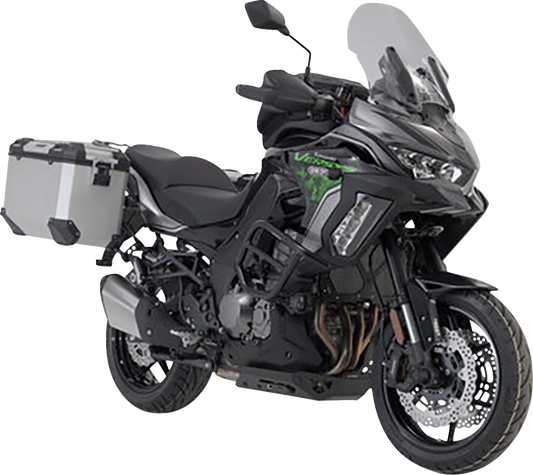 SW-MOTECH TRAX ADV Aluminum Case System - Silver - Kawasaki Versys 1000 '18-'23 KFT.08.922.70001/S