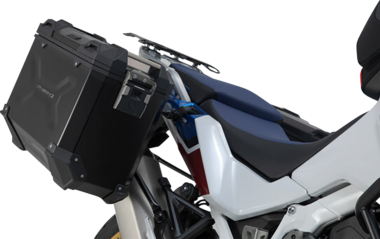 SW-MOTECH TRAX ADV Aluminum Case System - Black - Honda Africa Twin '19-'24 KFT.01.942.70001/B