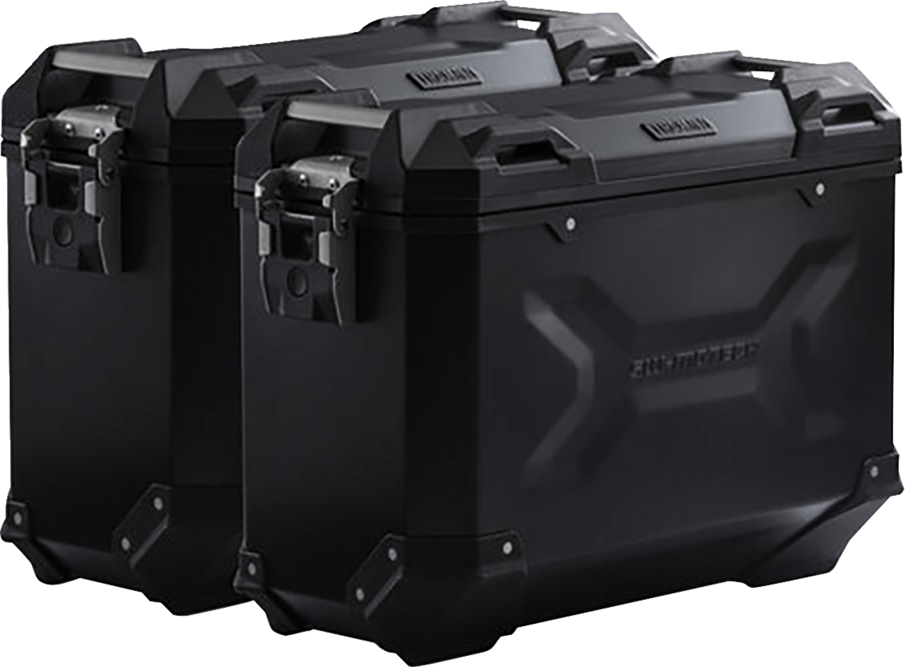 SW-MOTECH TRAX ADV Aluminum Case System - Black - Kawasaki Versys 1000 '18-'23 KFT.08.922.70001/B