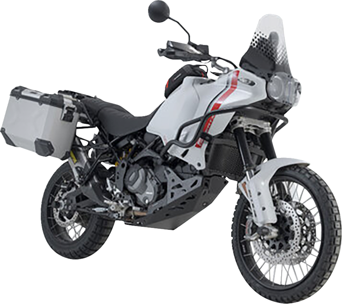 SW-MOTECH TRAX ADV Aluminum Case System - Silver - Ducati DesertX '22-'24 KFT.22.995.70100/S