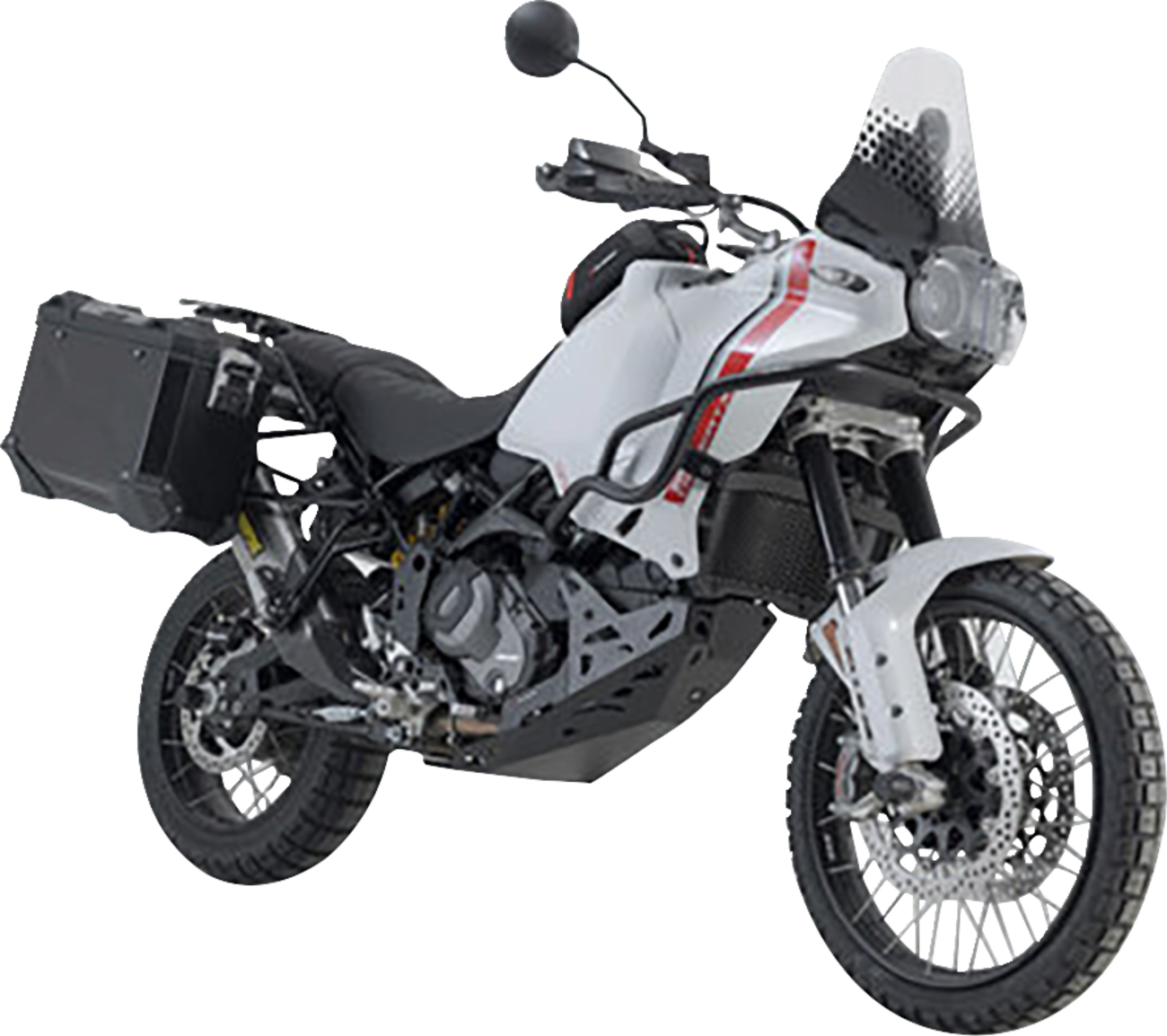 SW-MOTECH TRAX ADV Aluminum Case System - Black - Ducati DesertX '22-'24 KFT.22.995.70100/B