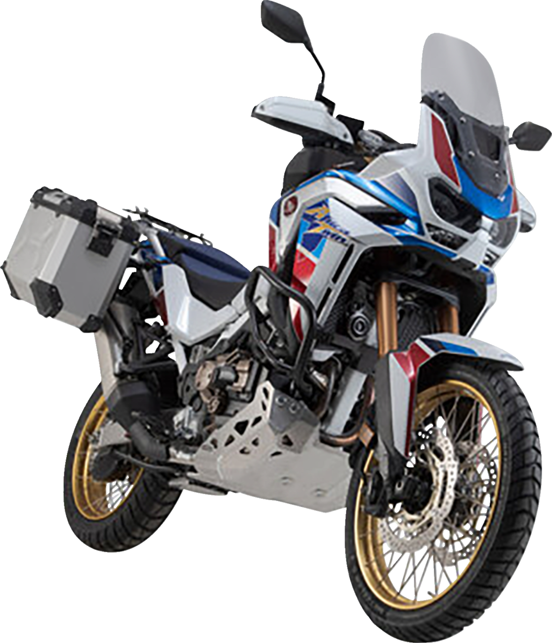 SW-MOTECH TRAX ADV Aluminum Case System - Silver - Honda Africa Twin '19-'24 KFT.01.942.70001/S