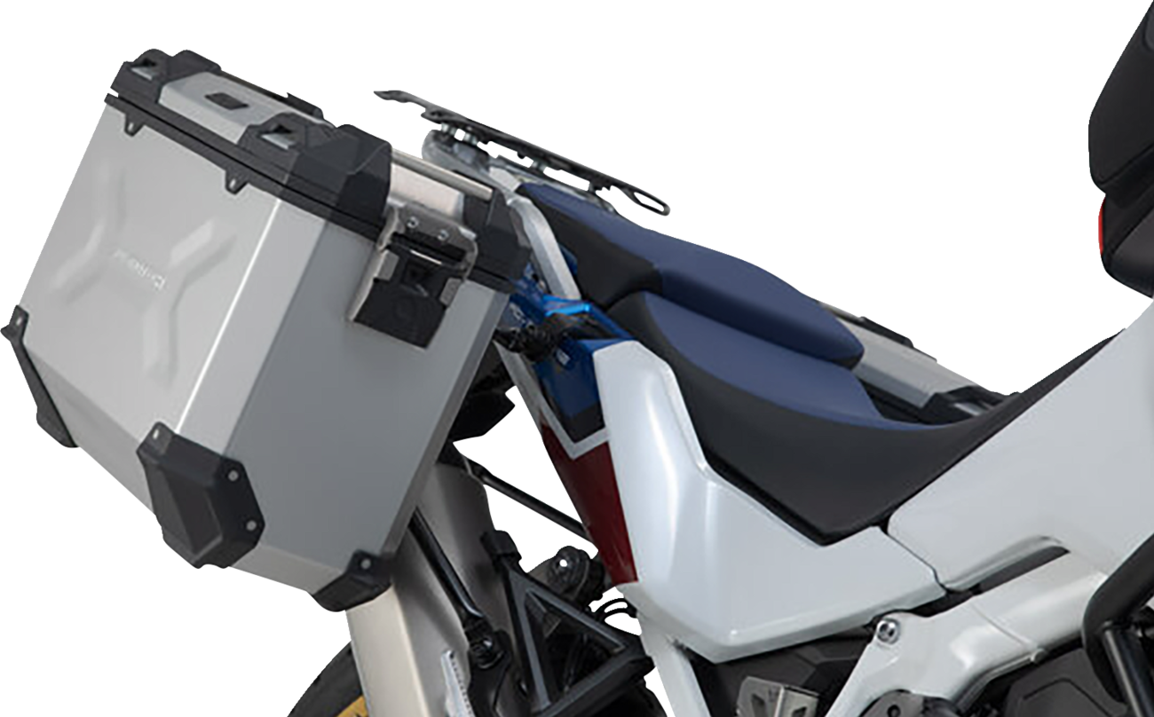 SW-MOTECH TRAX ADV Aluminum Case System - Silver - Honda Africa Twin '19-'24 KFT.01.942.70001/S