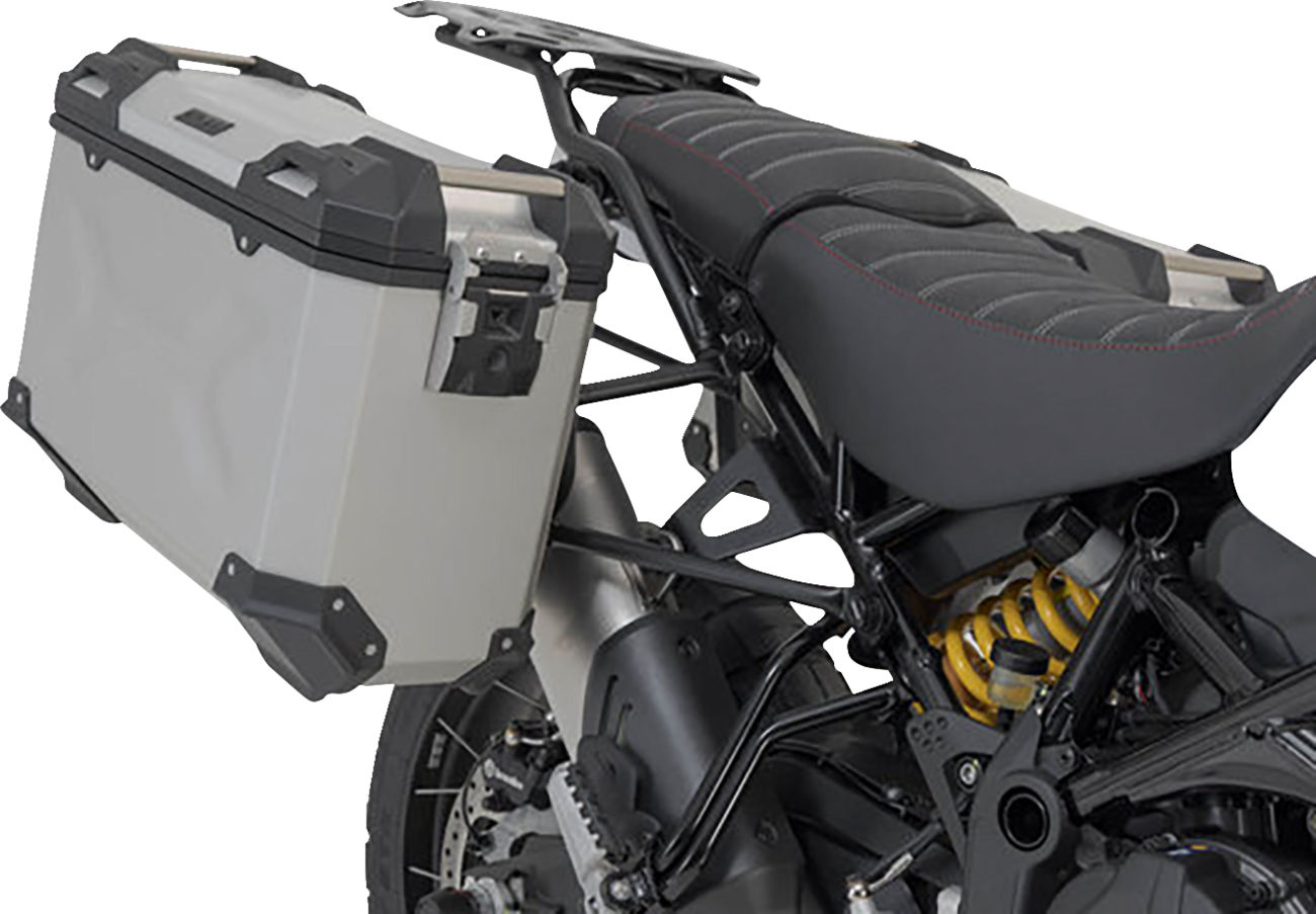 SW-MOTECH TRAX ADV Aluminum Case System - Silver - Ducati DesertX '22-'24 KFT.22.995.70100/S