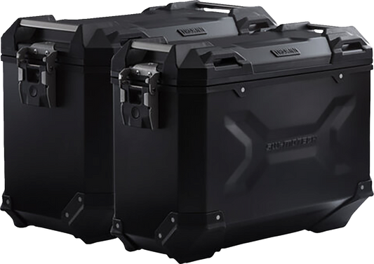 SW-MOTECH TRAX ADV Aluminum Case System - Black - Ducati DesertX '22-'24 KFT.22.995.70100/B