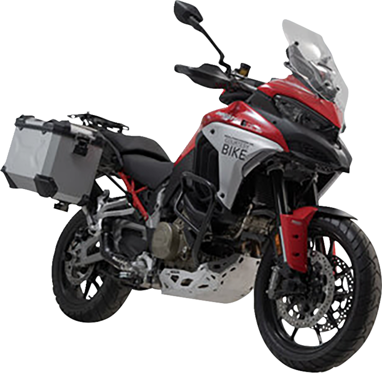 SW-MOTECH TRAX ADV Aluminum Case System - Silver - Ducati Multistrada V4 '21-'24 KFT.22.822.70300/S