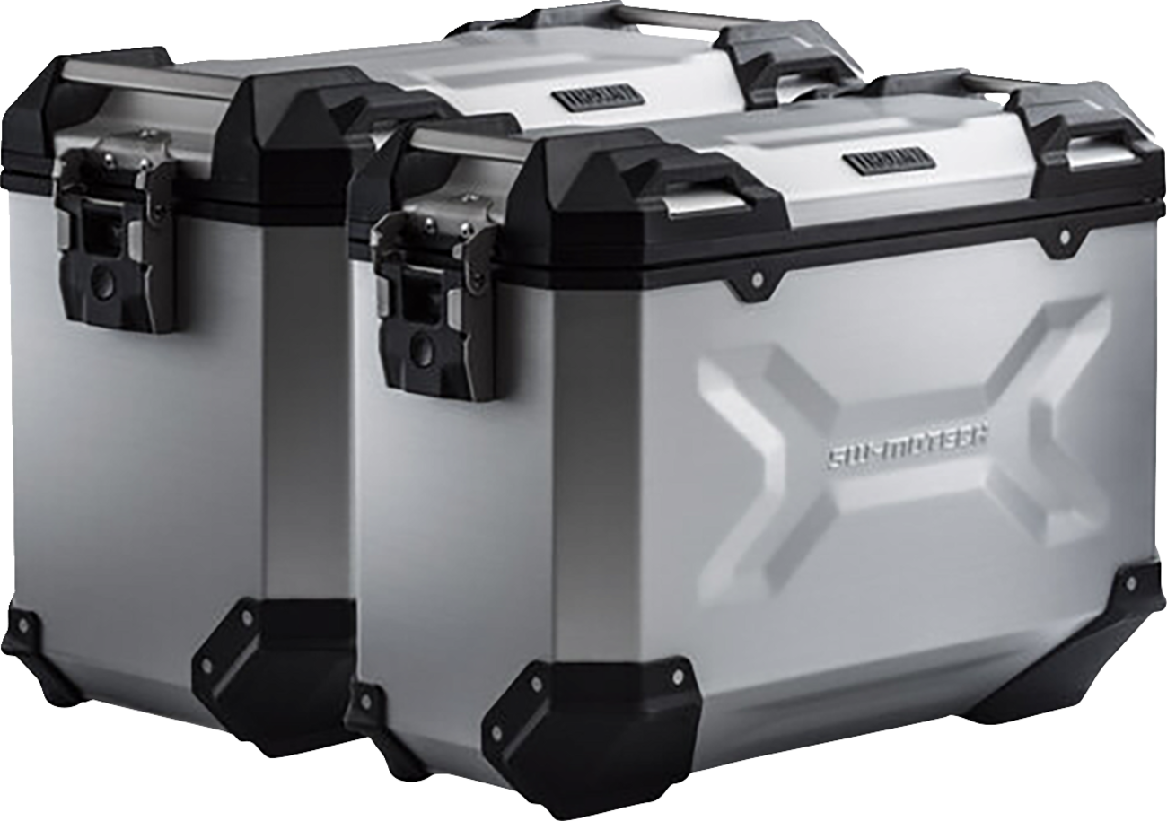 SW-MOTECH TRAX ADV Aluminum Case System - Silver - Ducati DesertX '22-'24 KFT.22.995.70100/S